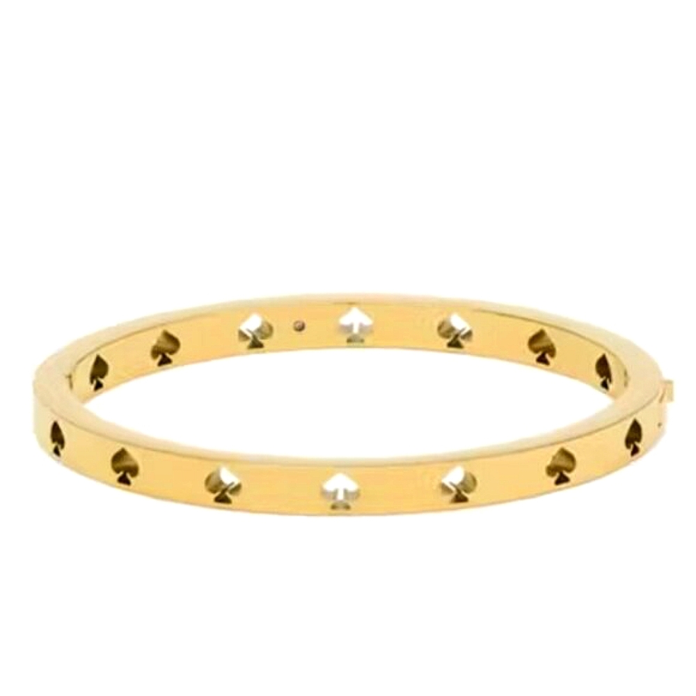Kate Spade Cut To The Chase Spade Bracelet Logo Cuff Bracelet